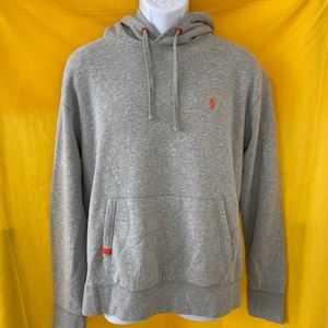 Polo Ralph Lauren Grey/Orange Hoodie Sweater L